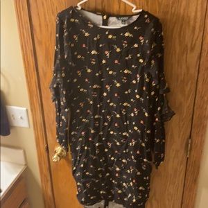 Ralph Lauren black floral dress
